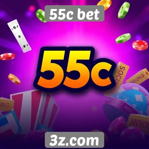 Diversidade de jogos disponíveis na 55c bet