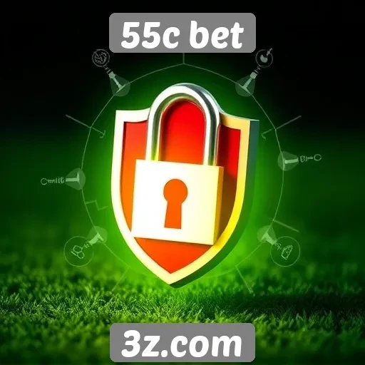 Recursos de segurança no site 55c bet